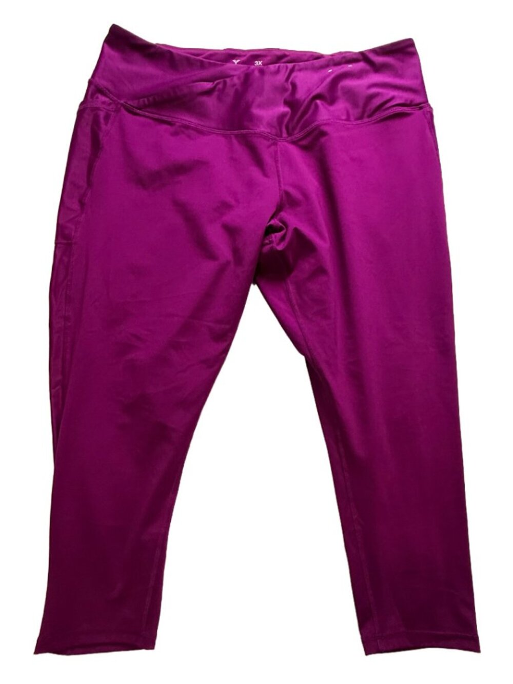Xersion Women’s 3X Hot Pink Capri Leggings Plus Size Cropped Workout Activewear
